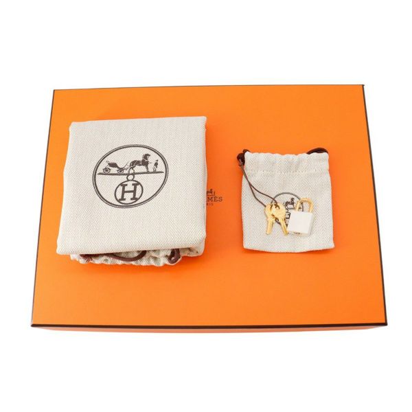 エルメス ピコタンロックPM ニューホワイト/ゴールド金具 トリヨンクレマンス K刻印 ハンドバッグ